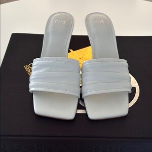 Marc Fisher - Elegant White Slide Sandals